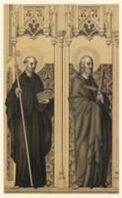 Benedict of Nursia, often also known as Saint Benedict, was a Christian monk, here with the Apostle