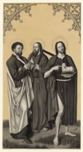 Saints Bartholomew, Thomas and John the Baptist or John the Evangelist, Apostle of Biblical