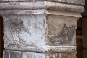 Reference to the former school of shoemakers, this school only taught how to make shoes, not