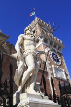 Arsenale, Renaissance portal (around 1400), Venice, Veneto, ItalyI/Venice: Arsenale