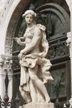 Arsenale, Renaissance portal (around 1400), Venice, Veneto, Italy