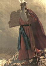 Scene from the biblical story, The Law of the Bible, primarily the Torah, the first five books of