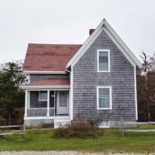 Former residence for the lighthouse keeper, private home, Nauset lighthouse Beach, Cape Cod