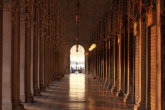Colonnades of the Biblioteca Nazionale Marciana (National St Mark's Library) in the Piazzetta,