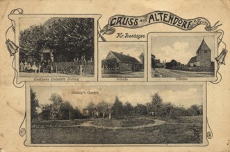 Altendorf is a district of the town of Brome in the district of Gifhorn in Lower Saxony, postcard,