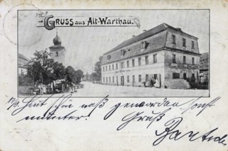 Old Warthau, today Gmina Warta Boleslawiecka, a rural community in Boleslawiecki County, Lower