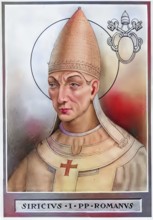 Siricius (born around 334 in Rome, died 26 November 399) was Bishop of Rome from December 384 -