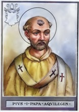 Pius I (born in Aquileia (?), died 155 (?) in Rome) was Bishop of Rome (140/142 (?) -155 (?),