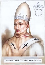 Stephen III (IV) (died 24 January 772) was Pope from 768 to 772, Historical, authentic, digitally