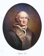 Pius VI (civil name Giovanni Angelo Count Braschi, born 25 December (1) 1717 in Cesena, Papal