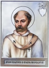 Pontianus or Pontian (Latin: the bridge man, died 235) was Bishop of Rome from 21 July 230 to 28