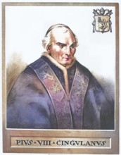 Pius VIII (born 20 November 1761 in Cingoli near Ancona, Papal States, died 30 November 1830 in