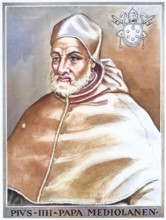 Pius IV (born 31 March 1499 in Milan, died 9 December 1565 in Rome), real name Giovanni Angelo