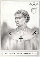 Zacharias (Zacharias tou Polychroniou, died March 752 in Rome) was Pope of the Catholic Church from