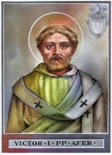 Victor I (d. 199 in Rome) served as Bishop of Rome in the 190s, Historical, authentic, digitally