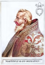 Marinus I (sometimes erroneously also called Martin II, born in Gallese, died 15 May 884 in Rome)