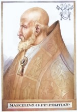 Marcellus II (born 6 May 1501 in Montefano (Marche), died 1 May 1555 in Rome), birth name Marcello