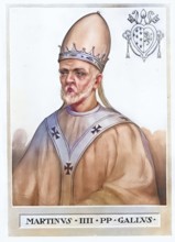 Martin IV (born around 1210 in Mainpincien France, died 28 March 1285 in Perugia) was pope from