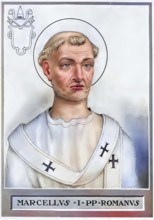 Marcellus I (b. 255, d. 16 January 309) (1) was probably for six months, from 308 to 309, the 30th