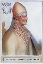 Lucius III (originally Ubaldo Allucingoli, born 1097 (?) in Lucca, died 25 November 1185 in Verona)