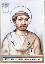 Lucius I (born in Rome, died 5 March 254) was Bishop of Rome for eight months (25 June 253 until