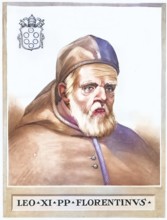 Leo XI (born 2 June 1535 in Florence, died 27 April 1605 in Rome), born Alessandro Ottaviano de'