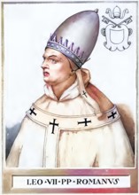 Leo VII (born in Rome, died there on 13 July 939) was Pope from 3 January 936 until his death,