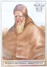 Julius III (born 10 September 1487 as Giovanni Maria Ciocchi Del Monte in Rome, died 23 March 1555