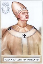 John XIII (born in Rome, died there on 6 September 972) was pope from 1 October 965 to 972,