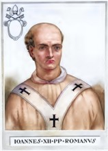 John XII (born 937 or 939 as Octavian of Spoleto in Rome, died 14 May 964 in the Campagna) was pope