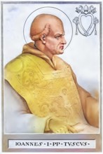 John I (died 18 May 526 in Ravenna) was Pope from 13 August 523 until his death as Bishop of Rome,