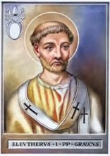 Eleutherus or Eleutherius (died around 189 in Rome, buried on the Vatican Hill) was Bishop of Rome