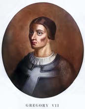 Gregory VII (born between 1025 and 1030 possibly in Sovana as Hildebrand (of Soana), died 25 May