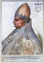 Gregory VI (born Johannes Gratianus Pierleoni, died probably November 1047 in Cologne) was Pope
