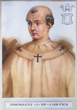 Formosus (born ca. 816, died 4 April 896 in Rome) was pope from 891 to 896, Historical, authentic,