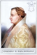 Eugene II (died 27 August 827) was pope from May 824 until his death, Historical, authentic,
