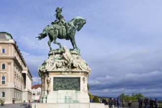 Buda Castle, Equestrian Monument of Prince Eugene of Savoy, Budapest, Hungary