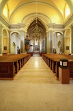 Church of the Blessed Virgin Mary or Budapest's Inner City Parish Church, Interior, Budapest,