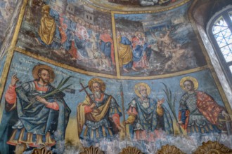 Krusedol Monastery, Frescoes and mural paintings, Vojvodina Province, Serbia