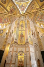 Church of Saint Sava or Temple of Saint Sava orthodox church, Interior, Belgrade, Serbia