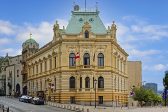 Austrian embassy, one of the most beautiful buildings in city center, Belgrade, Serbia
