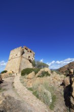 Genoese Tower of Porto, Ota, west coast of Corsica, Corse-du-Sud, Corsica, France