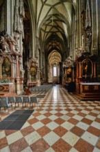 12th Century St. Stephen's Cathedral, Lateral nave, Vienna, Austria