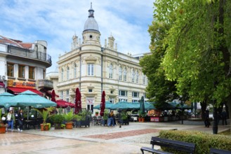 Neoclassical building hosting the Sava Ognianov Drama theater, Rousse, Bulgaria