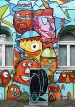 Kiefernstraße children's club, active branch of the Youth Welfare Office in the street art mile