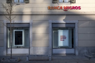Symbolic photo of Banca Migros, Lugano, Tessin, Switzerland