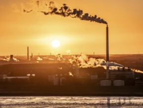 Kronos Titan chemical plant, one of the world's leading manufacturers of titanium dioxide, in