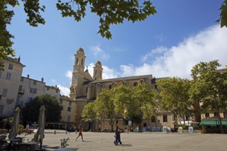 Saint Jean-Baptiste à Bastia Church or St. John the Baptist Church on Place du Marché or Market