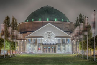 Congress Center illuminates Hanover Germany