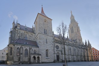 Gothic St. Mary's Church, landmark, Reutlingen, Swabian Jura, Baden-Württemberg, Germany